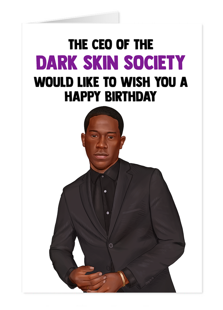 Dark Skin Society (DSS) Damson Idris Birthday Card - Yo Crackers