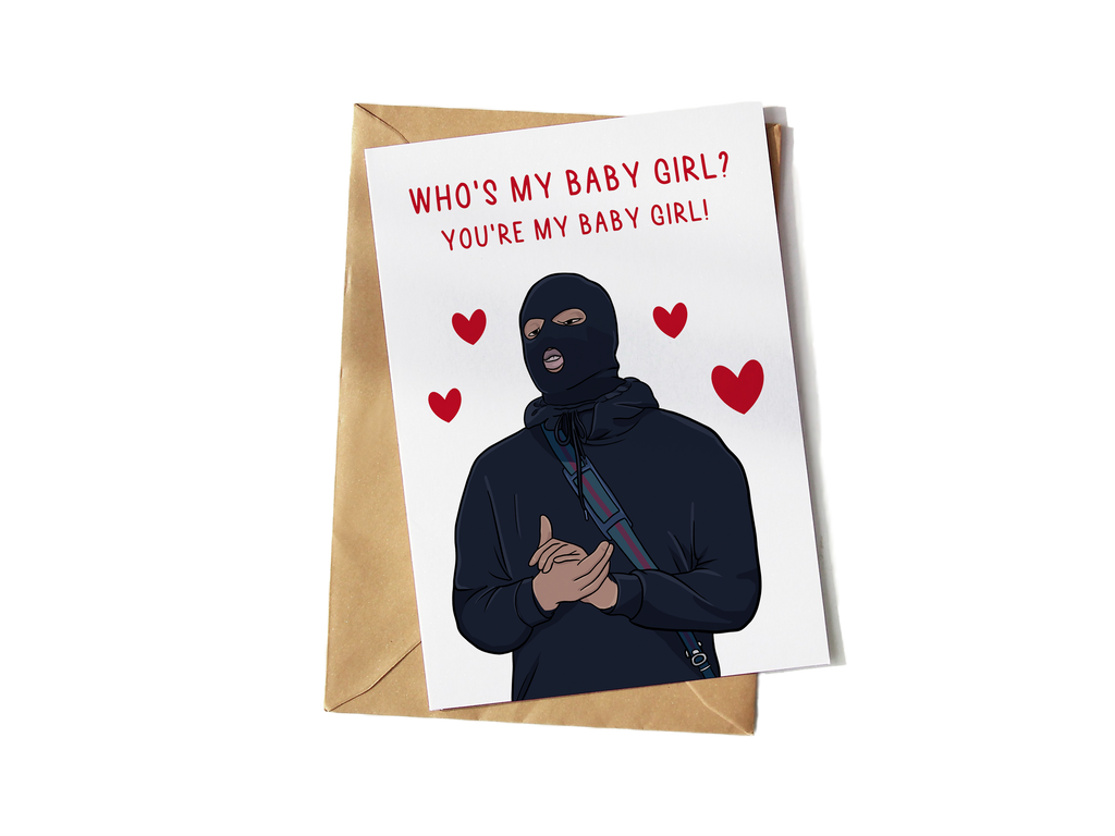 Famalam Drillagram Valentine's card - Yo Crackers