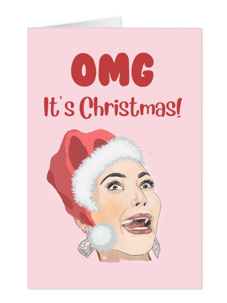 Kim Kardashian Christmas Card - Yo Crackers